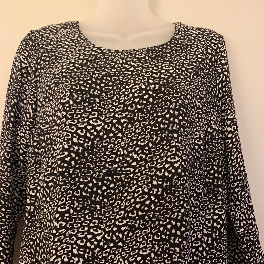 Nwt Peyton Jensen Inez Leopard Print Shift Dress - image 3